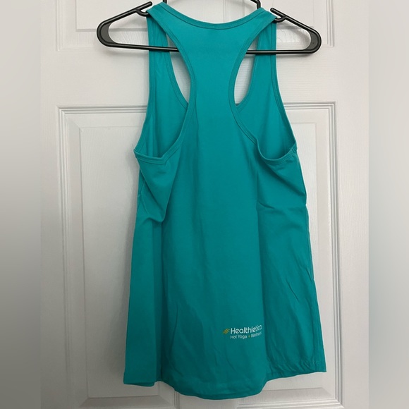 Yoga tank top blue colour size large (runs big) - Picture 2 of 3